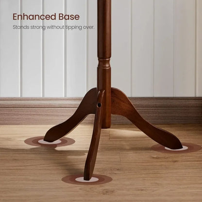 VASAGLE Free-Standing Coat Rack: 9 Hooks for Hats & Bags